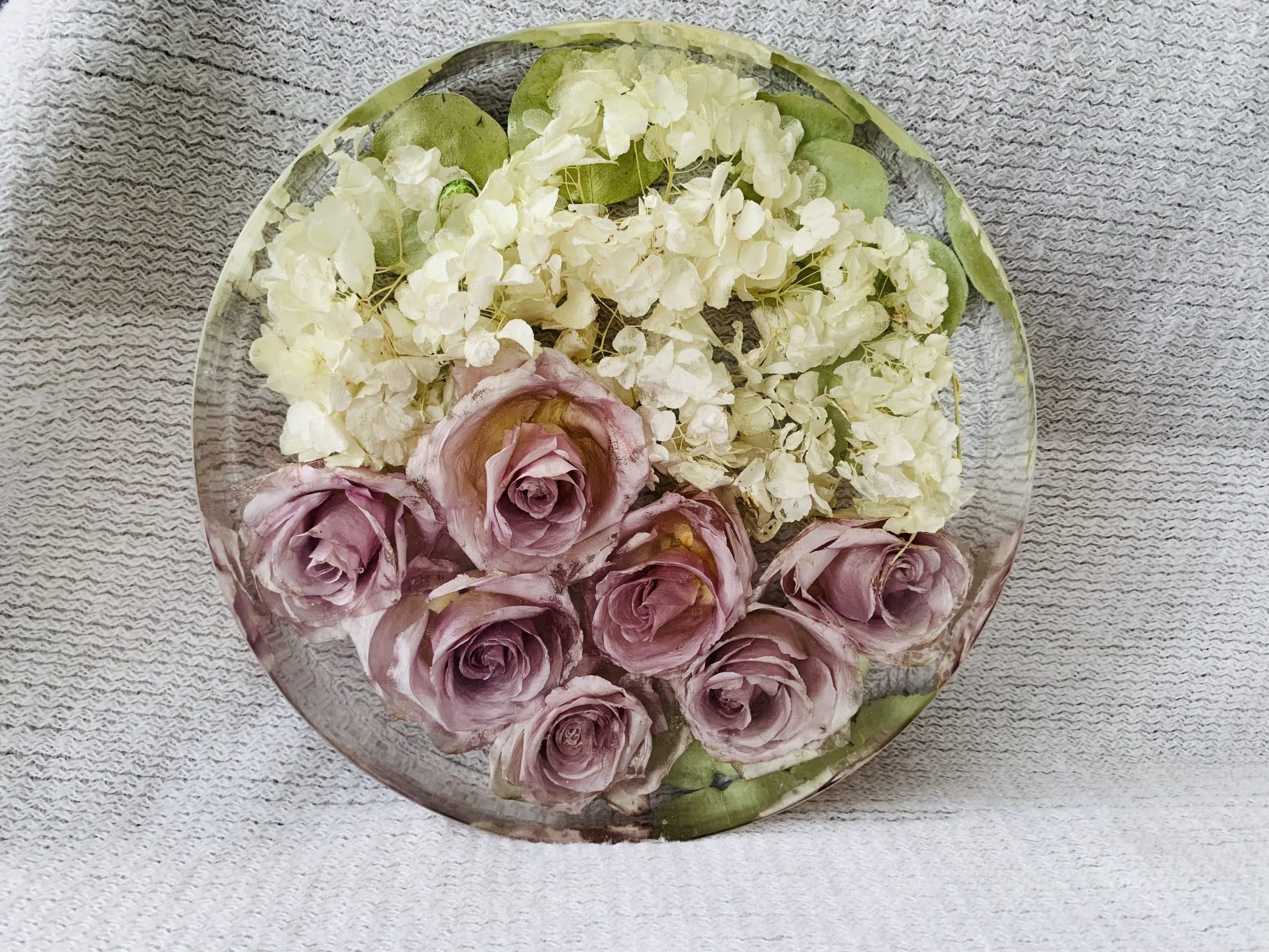 Large Circular Resin